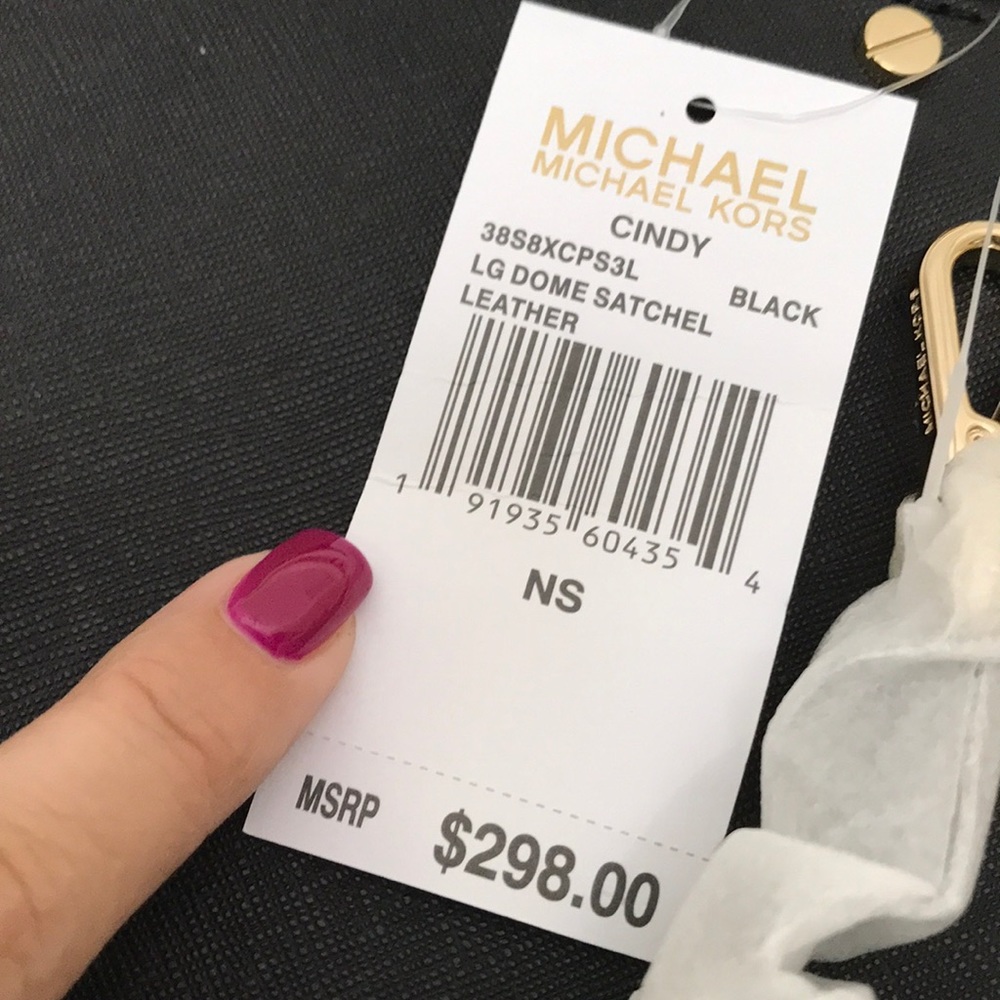 🆕 Michael Kors Large Cindy Dome Satchel/Crossbody - Picture 4 of 8